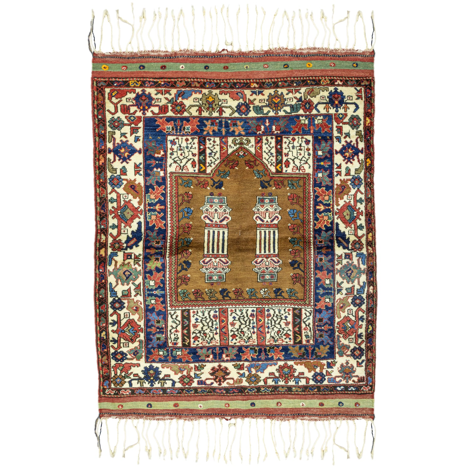 Bukan El Dokuma Dazkırı Halısı 128x147 Cm