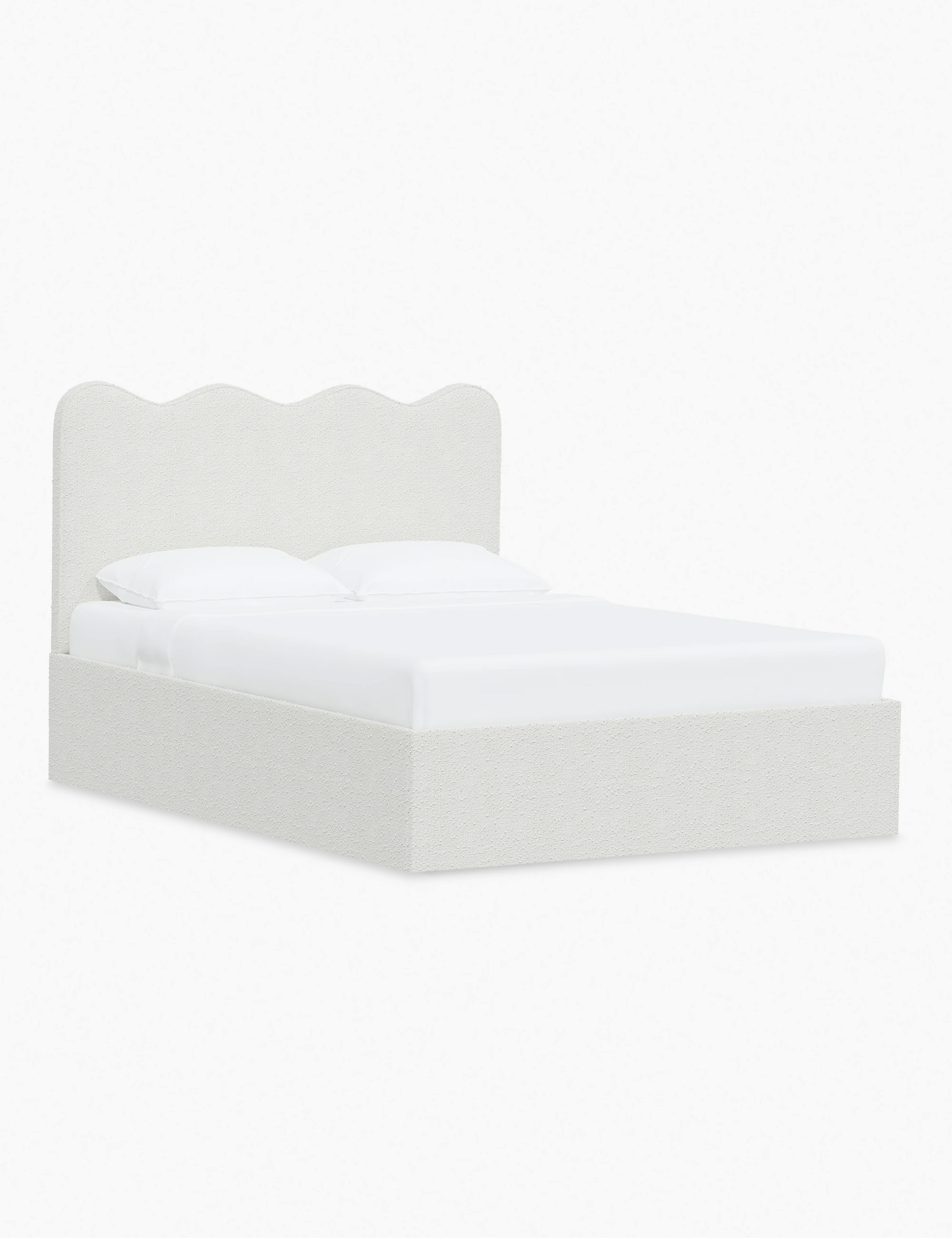 Bukle Kumaş Karyola-Karyola-Semya Home-NowShopFun