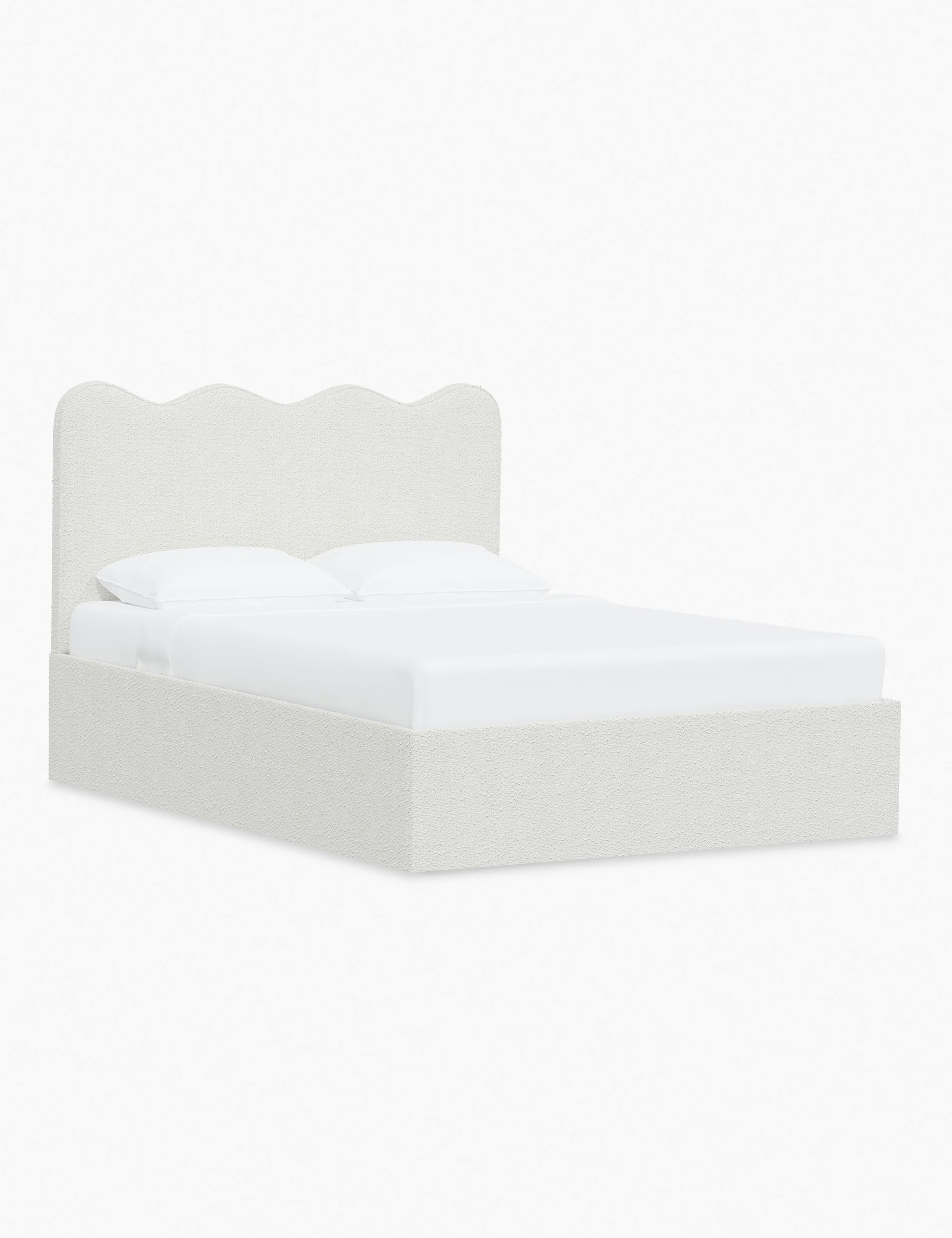 Bukle Kumaş Karyola-Karyola-Semya Home-NowShopFun