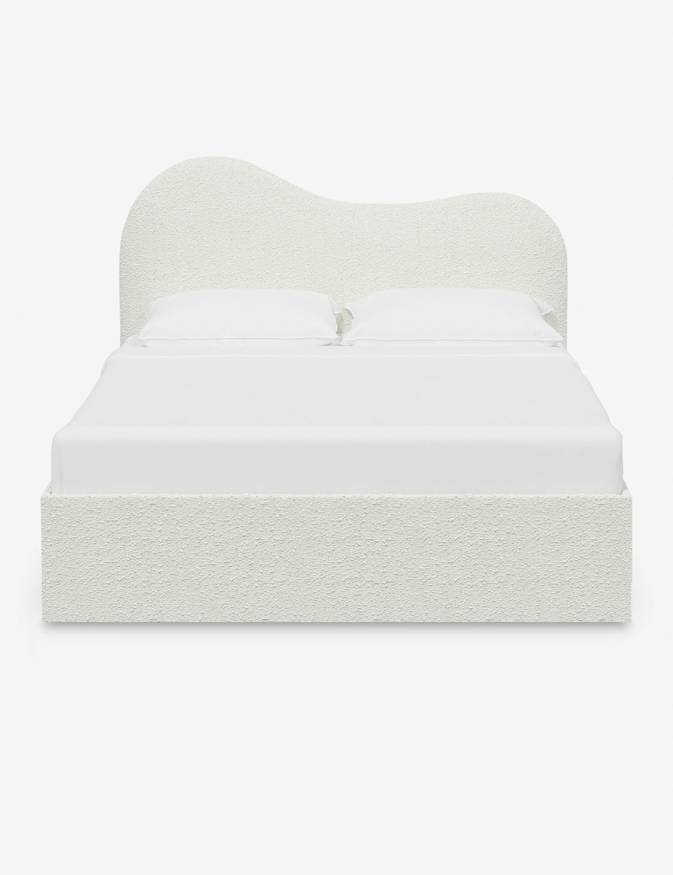 Bukle Kumaş Karyola-Karyola-Semya Home-NowShopFun