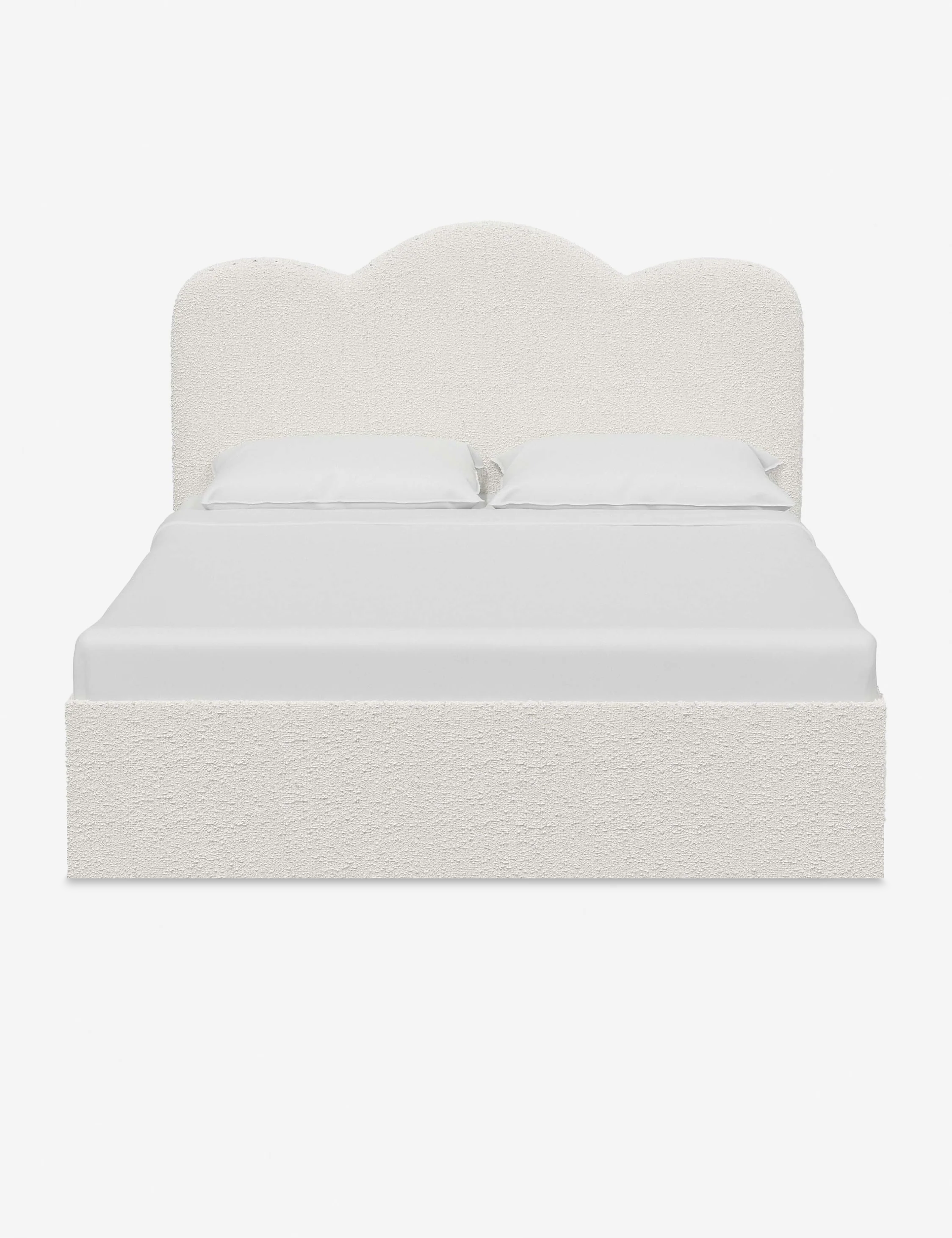 Bukle Kumaş Karyola-Karyola-Semya Home-NowShopFun