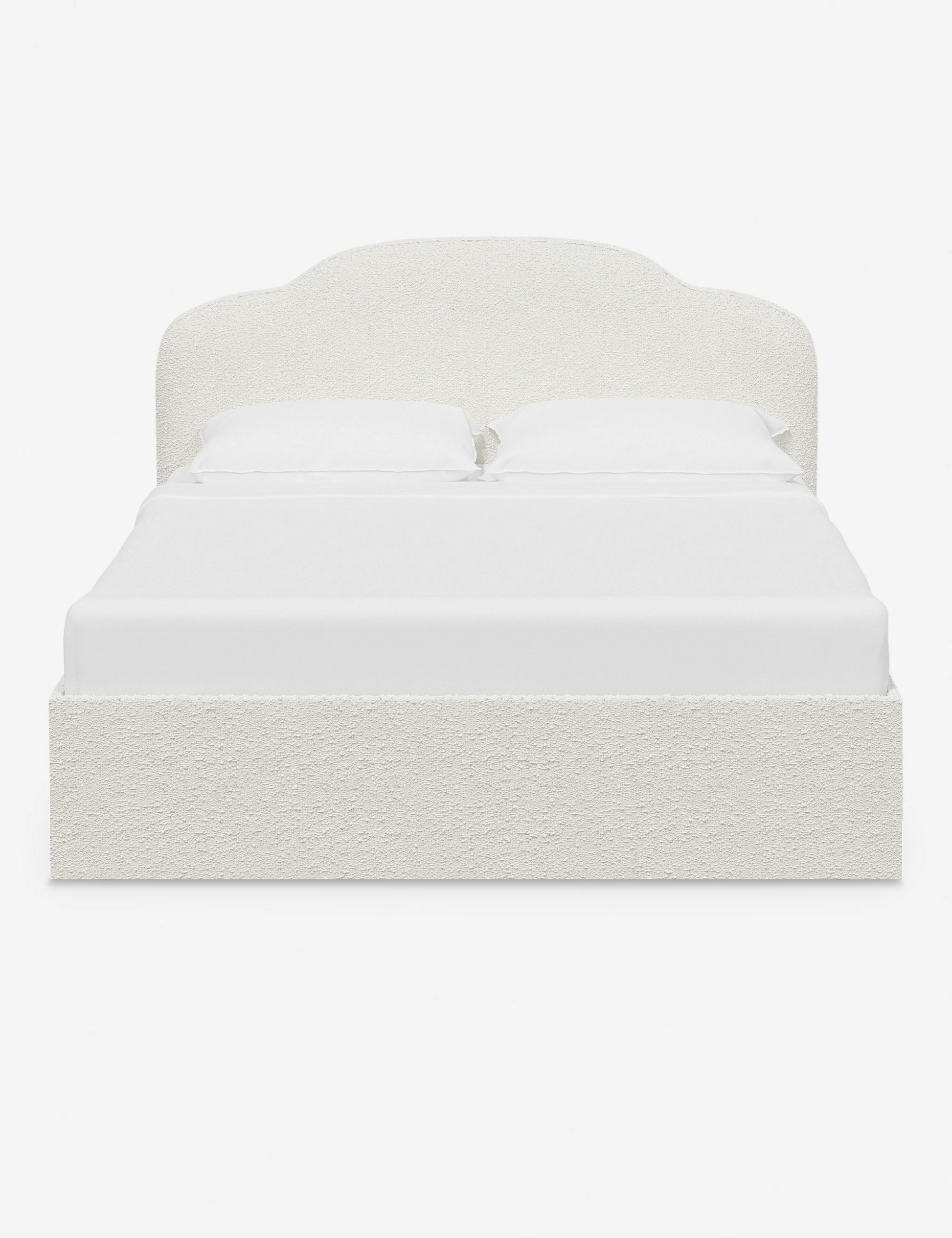 Bukle Kumaş Karyola-Karyola-Semya Home-NowShopFun