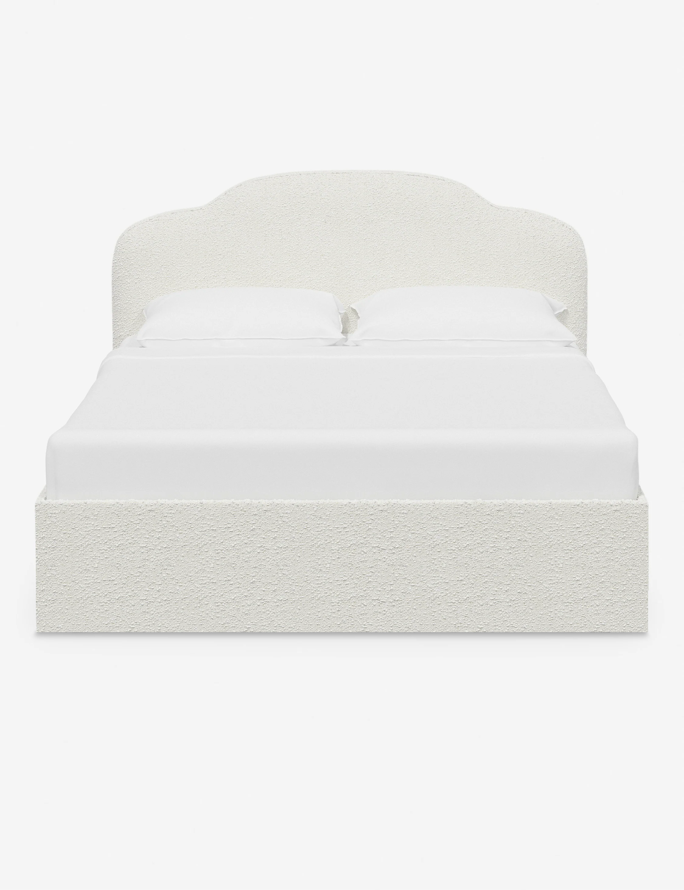 Bukle Kumaş Karyola-Karyola-Semya Home-NowShopFun