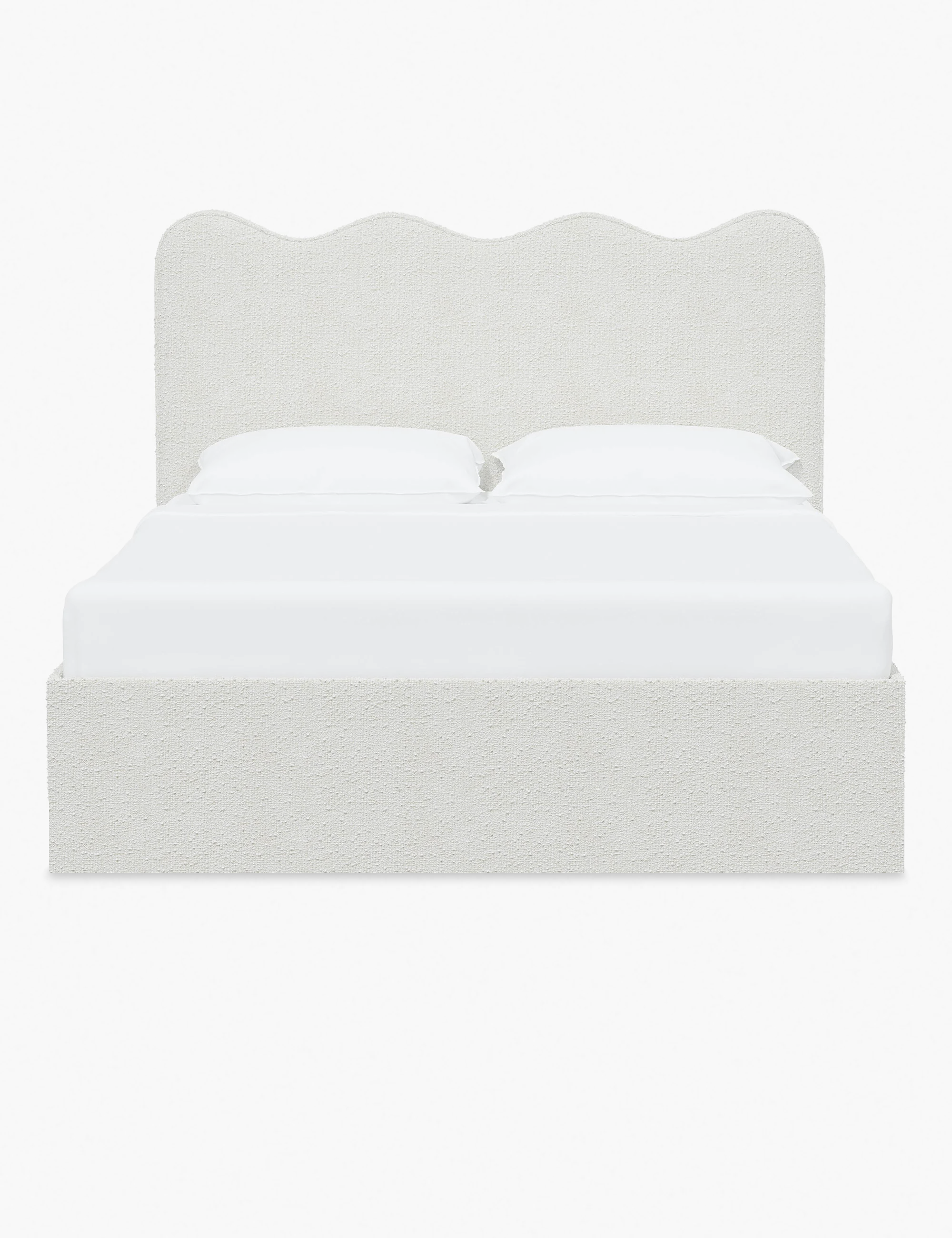 Bukle Kumaş Karyola-Karyola-Semya Home-NowShopFun