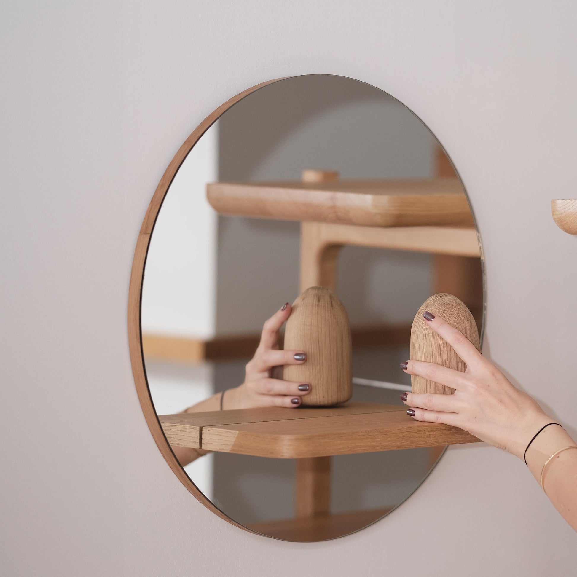 Bullet Kağıt Ağırlık Ve Dekoratif Obje Seti, Sedir, Ahşap