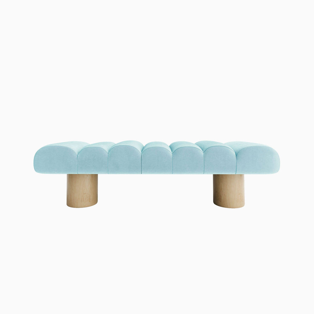 Bulut Kadife Bench-Bank-Dekorlist-Mint-NowShopFun