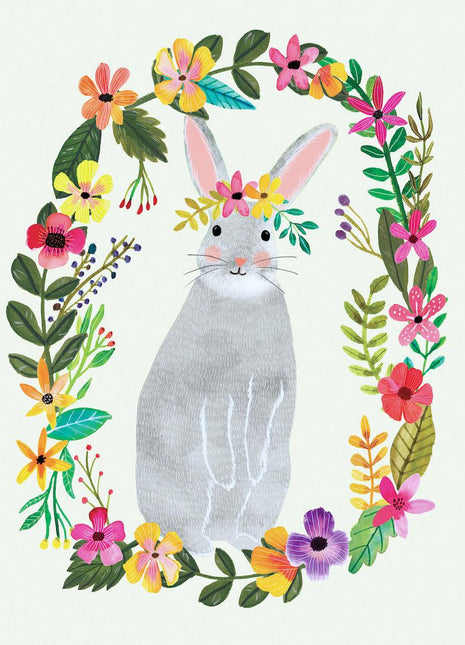 Bunny Wreath Halı-Hueppi-nowshopfun