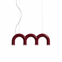 Burgundy Loop Flat 3-Ay Aydınlatma Concept-NowShopFun