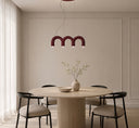 Burgundy Loop Flat 3-Ay Aydınlatma Concept-NowShopFun