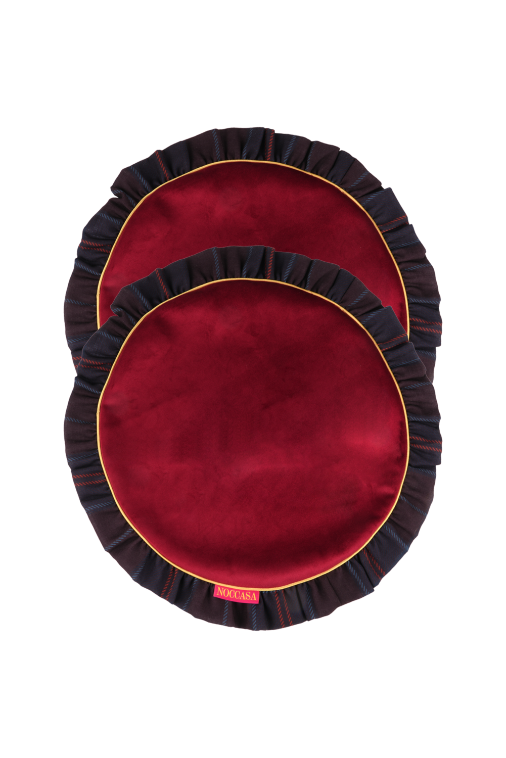 Burgundy Velvet Amerikan Servis
