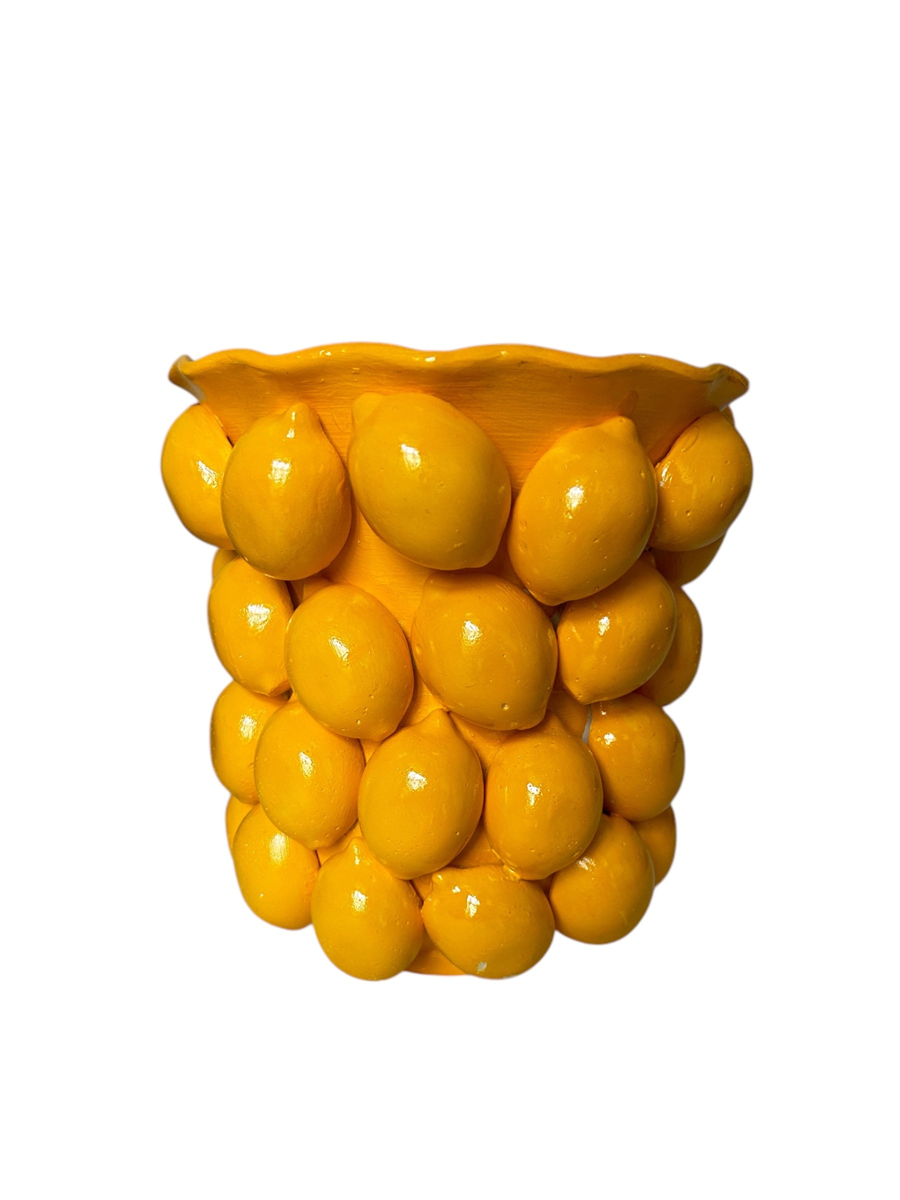 Büyük Limon Seramik Vazo
