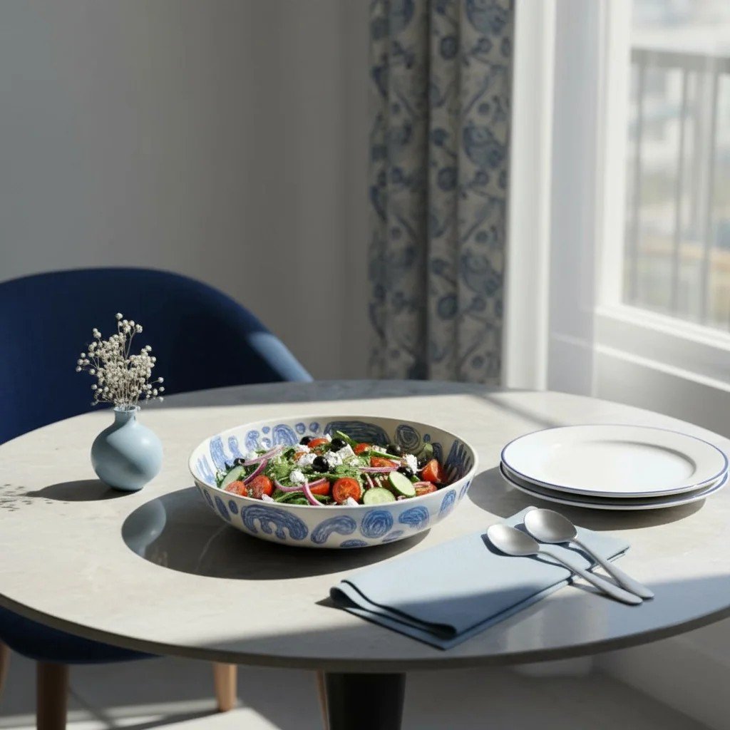 Büyük Stoneware Tabak