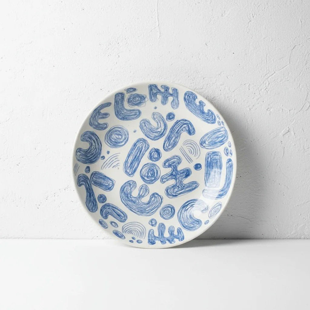 Büyük Stoneware Tabak