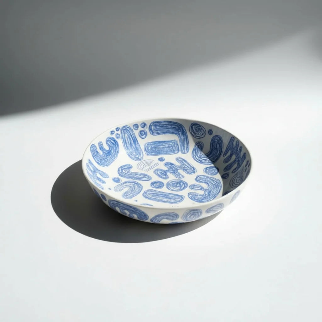 Büyük Stoneware Tabak