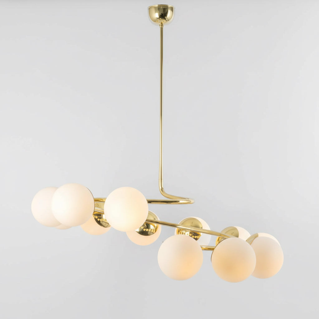 Buzlu Opal Camlı Avize 22