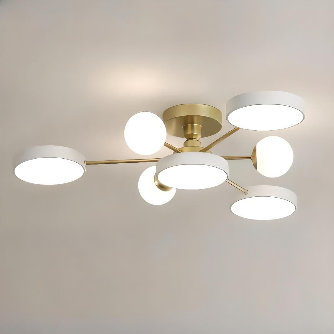Buzlu Opal Camlı Led Plafonyer