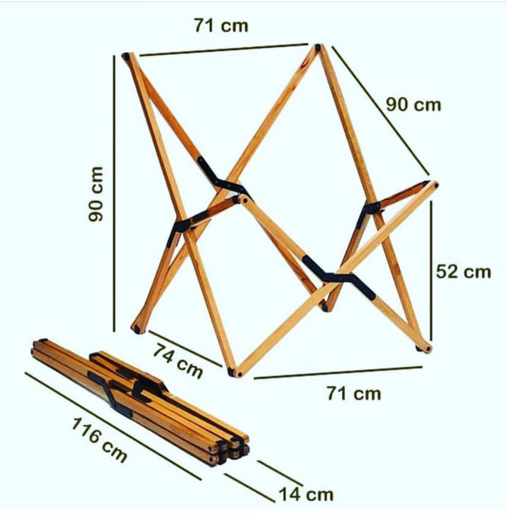 Tan Colour Tripolina Katlanır Sandalye