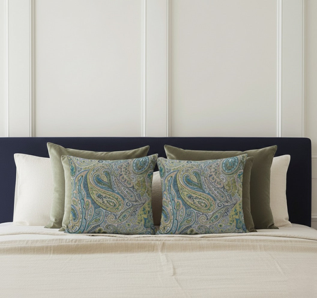 Core % 100 Pamuk Botanik Baskı Kırlent Kılıfı