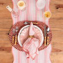 Cabana Stripe Runner Mercan-Juliska Tekstil Aksesuar-Juliska-NowShopFun