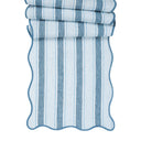 Cabana Stripe Runner Okyanus Mavisi-Juliska Tekstil Aksesuar-Juliska-NowShopFun