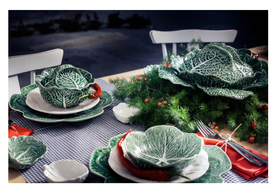 Cabbage Seramik Kapaklı Sunum Kasesi