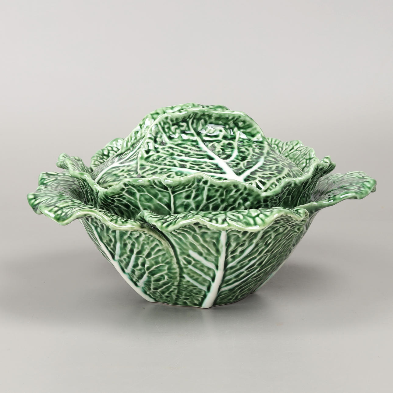 Cabbage Seramik Kapaklı Sunum Kasesi