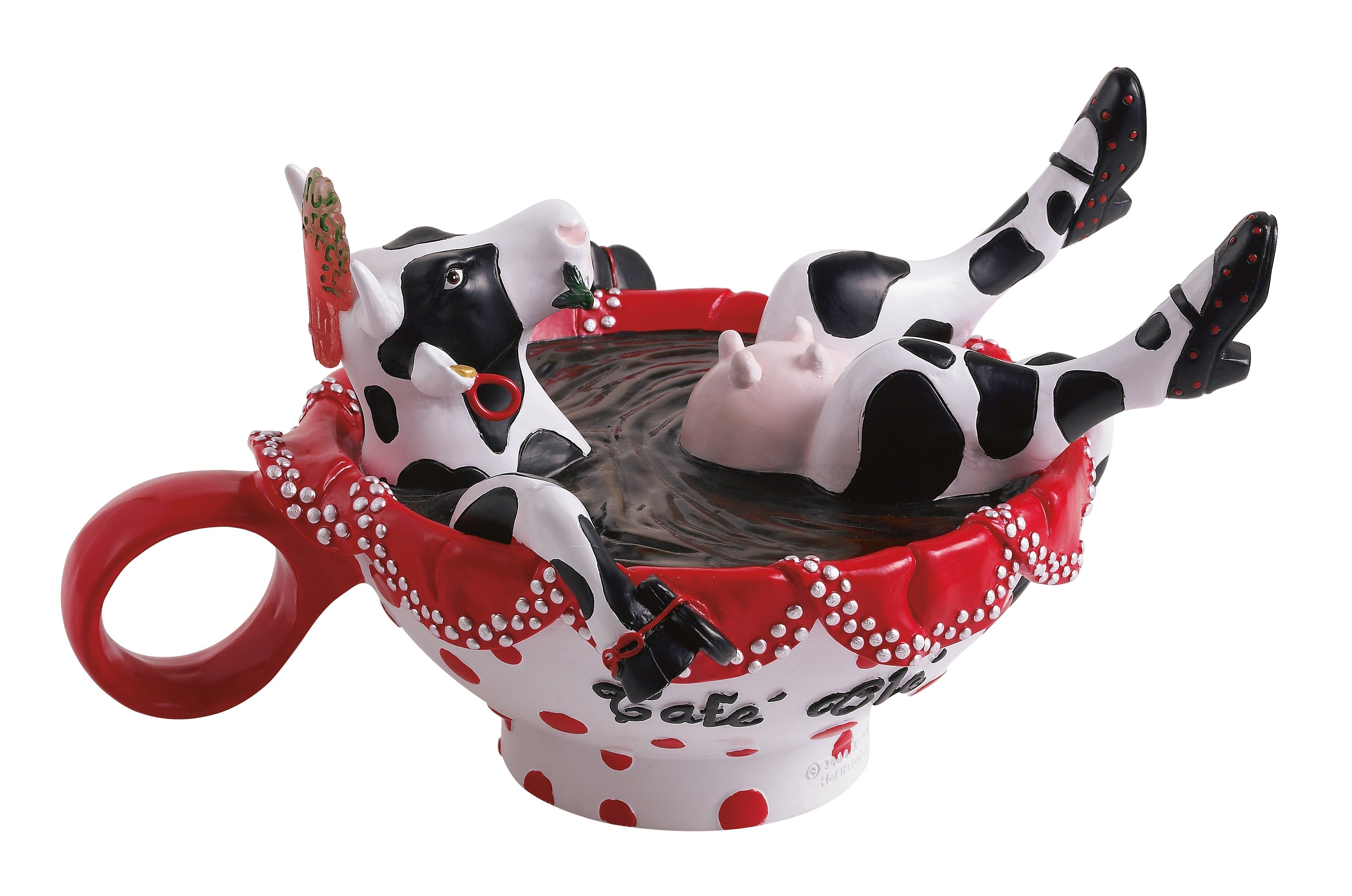 Cafe Ole - El Yapımı Dekoratif İnek Figürü (Cow Parade)