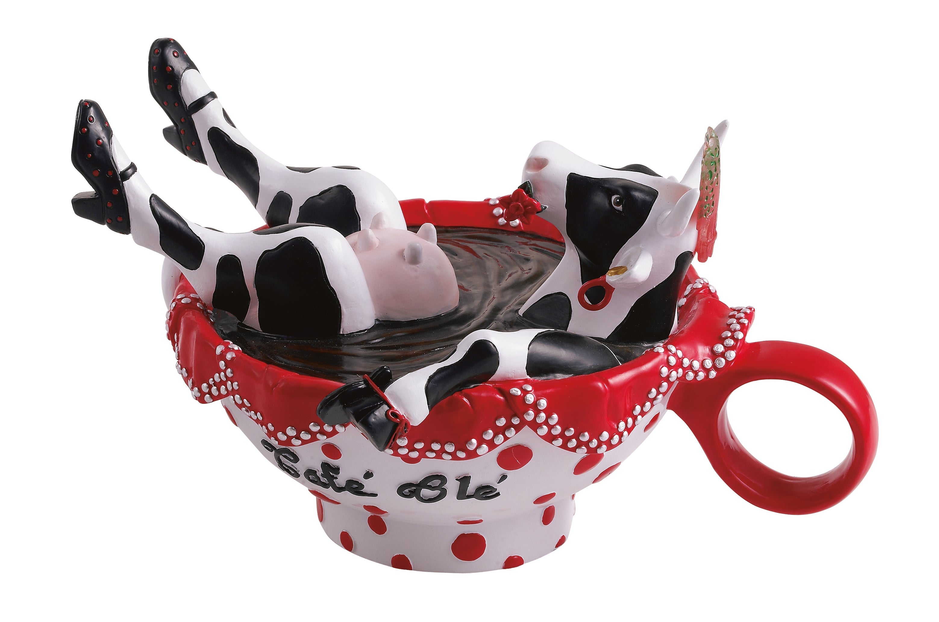 Cafe Ole - El Yapımı Dekoratif İnek Figürü (Cow Parade)