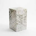 Calacatta Green Mermer Küp Yan Sehpa 30x30x50 Cm