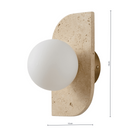 Caldera Tek Camlı Aplik-Aplik-Lumiana-NowShopFun