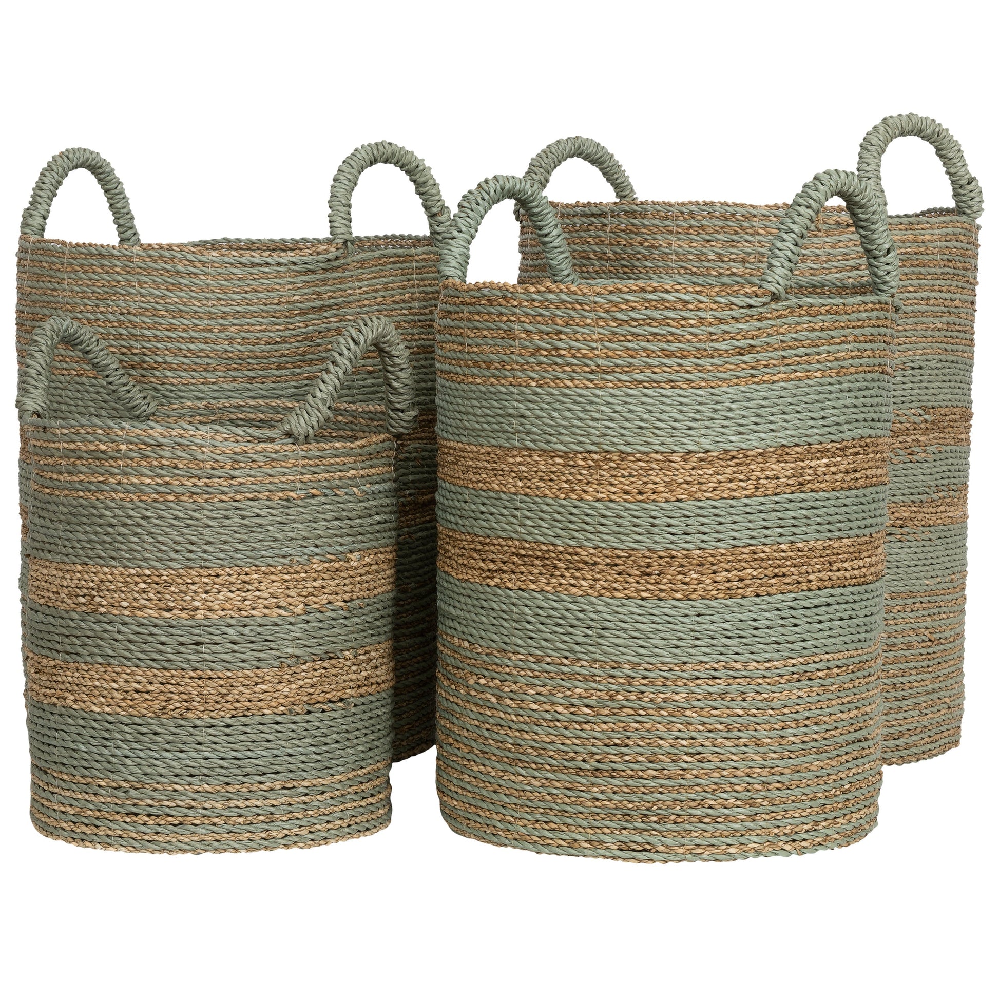 Çamaşır Sepeti 4 lü Aqua Naturel