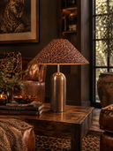 Camel Leopard Copper Abajur-Abajur-Lamba Mamba-NowShopFun