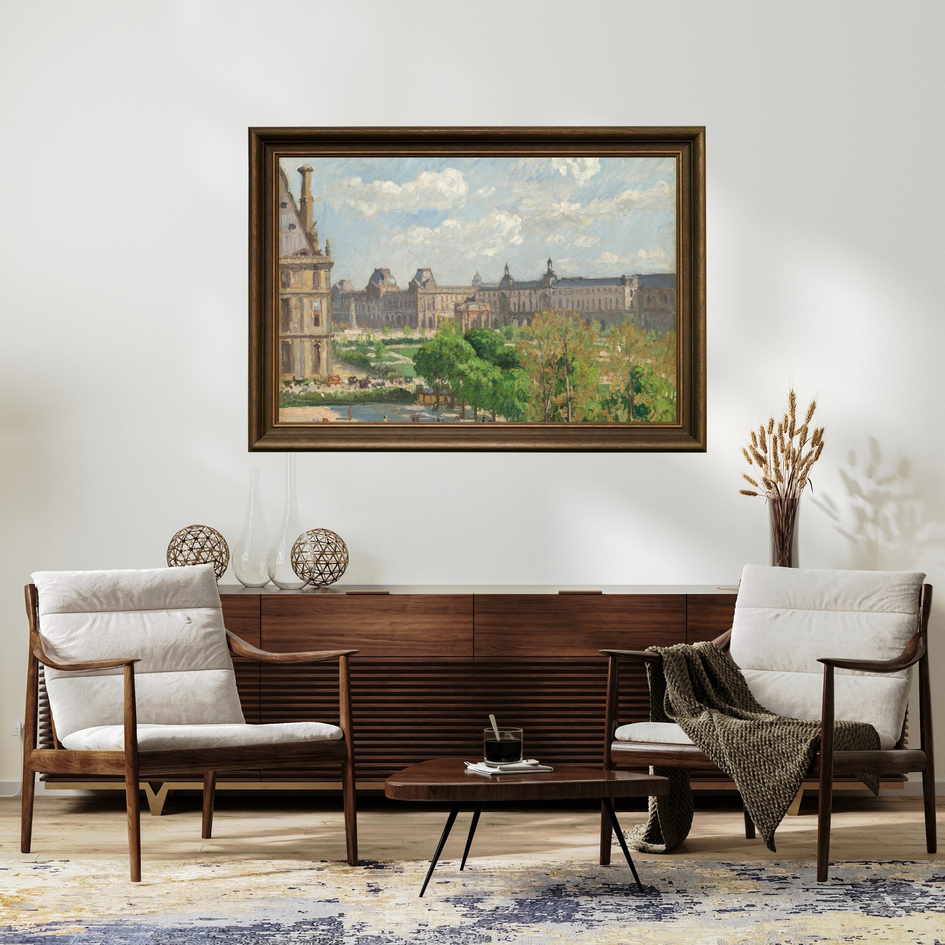 Camille Pissarro - Place du Carrousel - Paris Fine Art Baskı