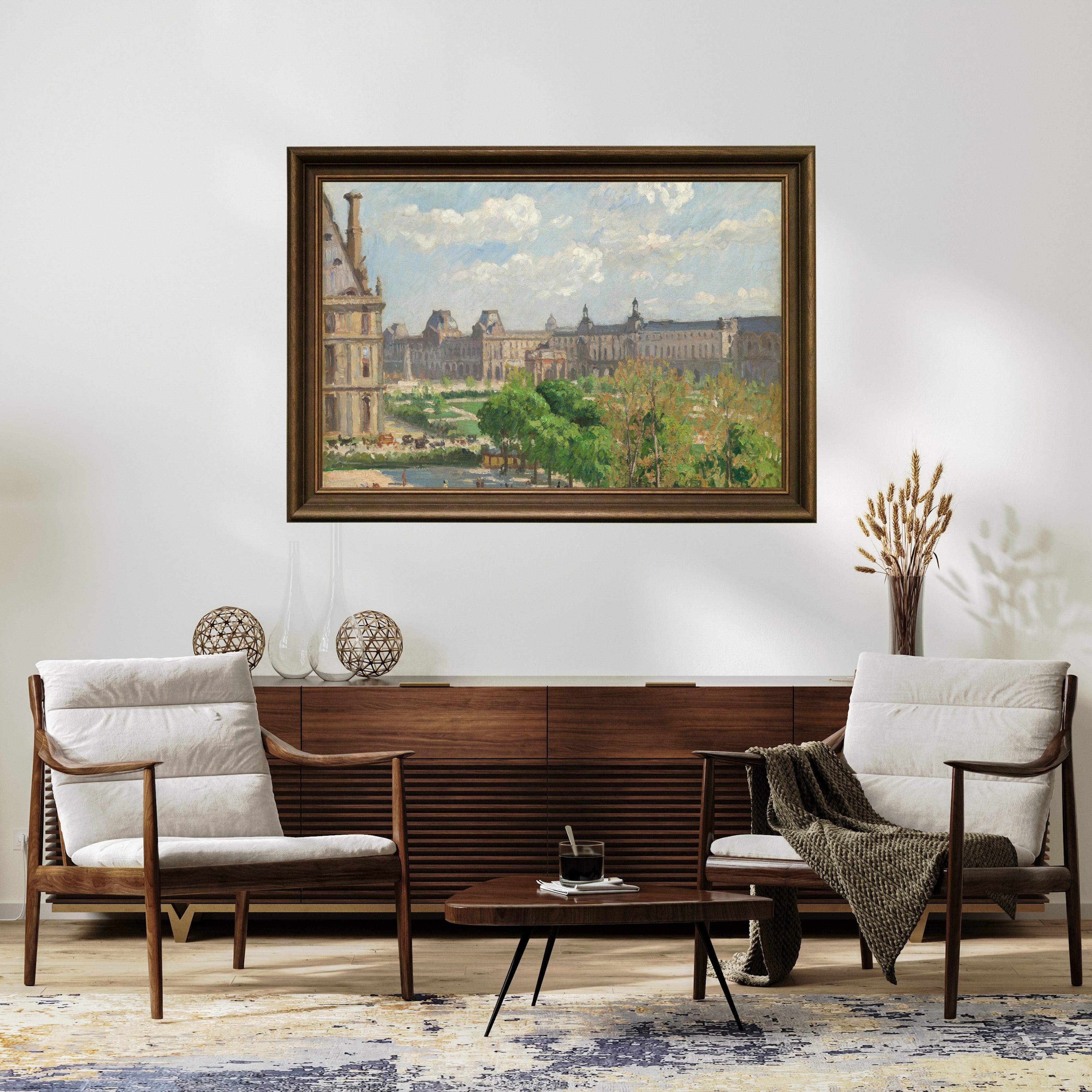 Camille Pissarro - Place du Carrousel - Paris Fine Art Baskı