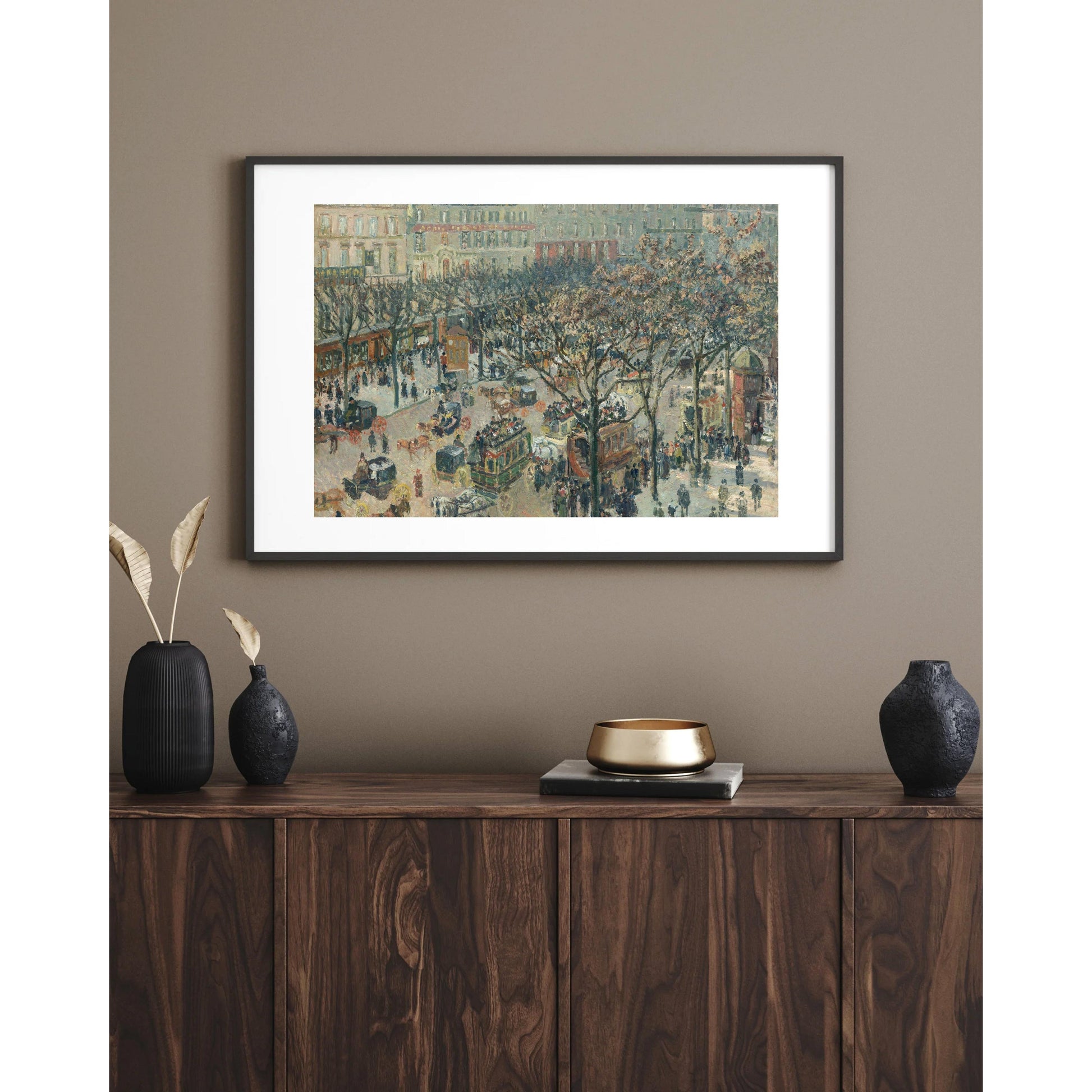 Camille Pissarro - Sabah Güneşi Fine Art Baskı