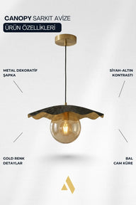 Canopy Tekli Sarkıt Avize