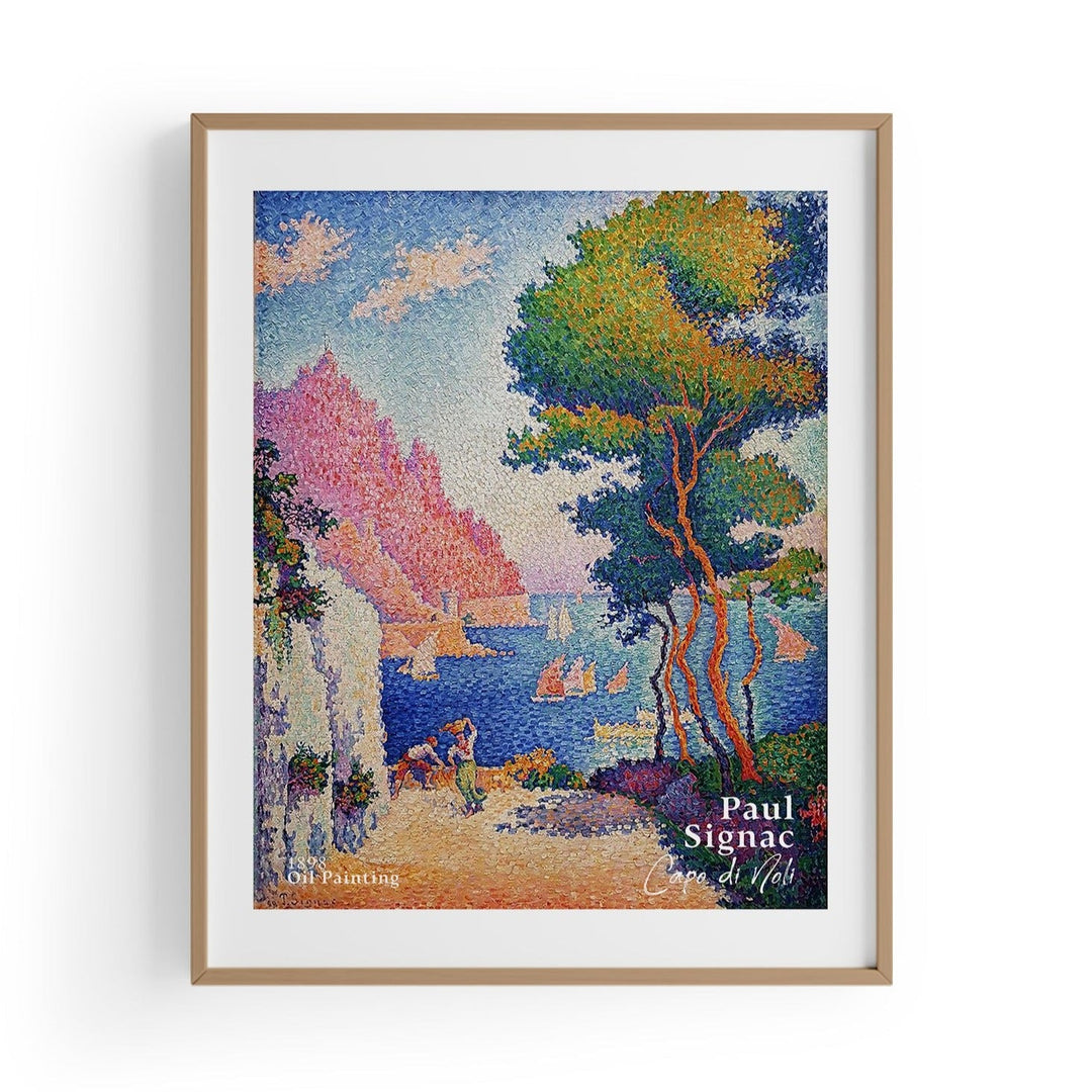 Capo Di Noli | Paul Signac Baskı-Baskı-ODA.products-30x40 cm-Ahşap Çerçeve-NowShopFun