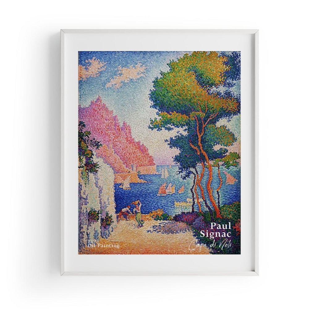 Capo Di Noli | Paul Signac Baskı-Baskı-ODA.products-30x40 cm-Beyaz Çerçeve-NowShopFun