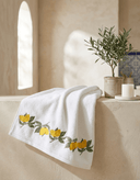 Capri Limon Nakışlı Banyo Havlu Seti