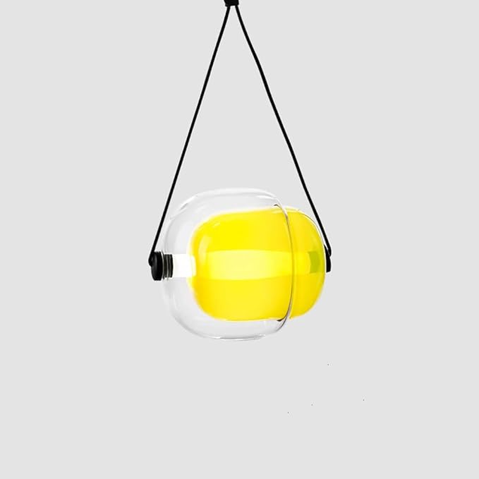 Capsula Sarkıt Lamba-Tavan Aydınlatması-livingstore-Sarı-NowShopFun