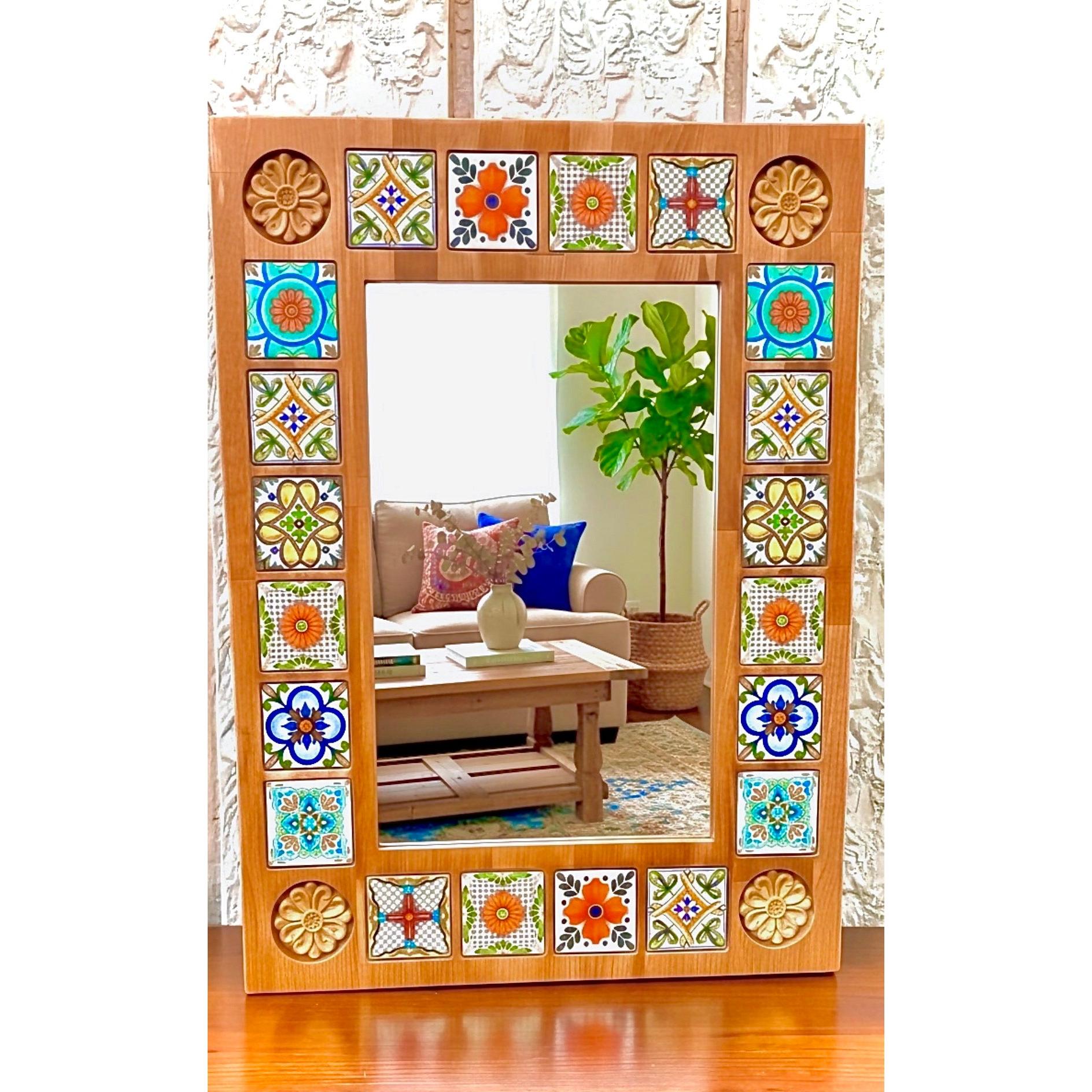 Carnival of Colors Masif Kayın Ayna