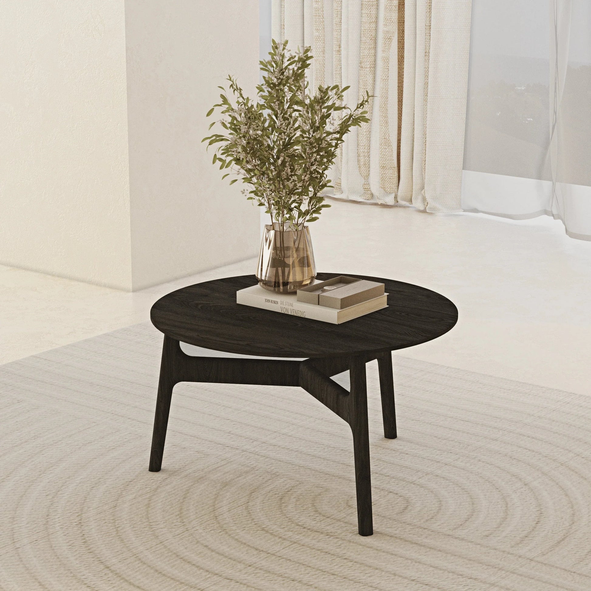 Casablanca Siyah Orta Sehpa