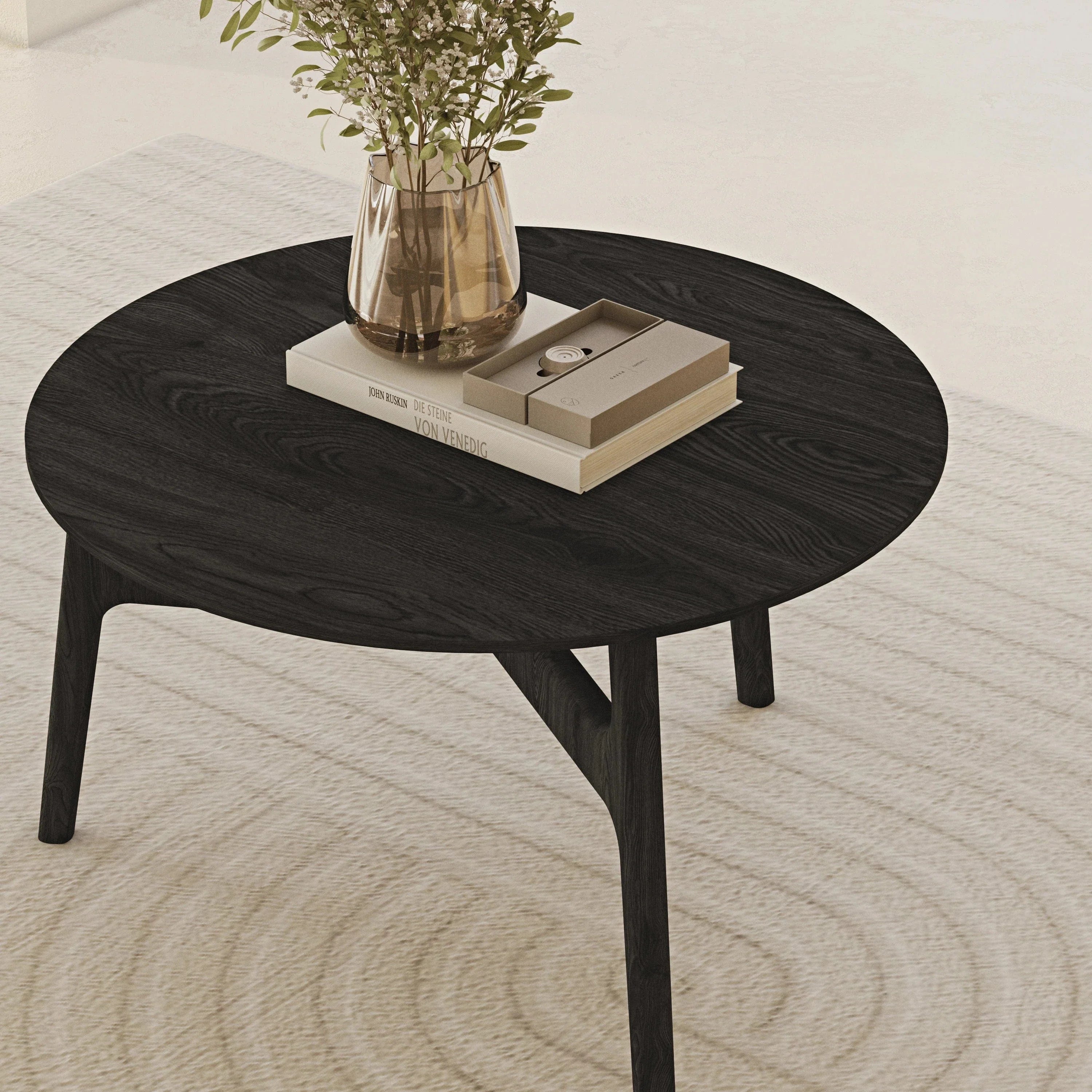 Casablanca Siyah Orta Sehpa