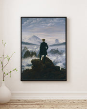 Caspar David Friedrich - Deniz Sisi Üzerinde Gezgin Fine Art Baskı