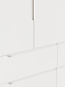 Cassy 3 Kapılı Modern Retro Ahşap Gardırop