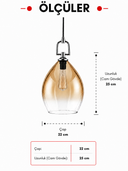 Cavira Bal Cam Sarkıt 3'lü Set Krom-SARKIT-Lumiana-NowShopFun