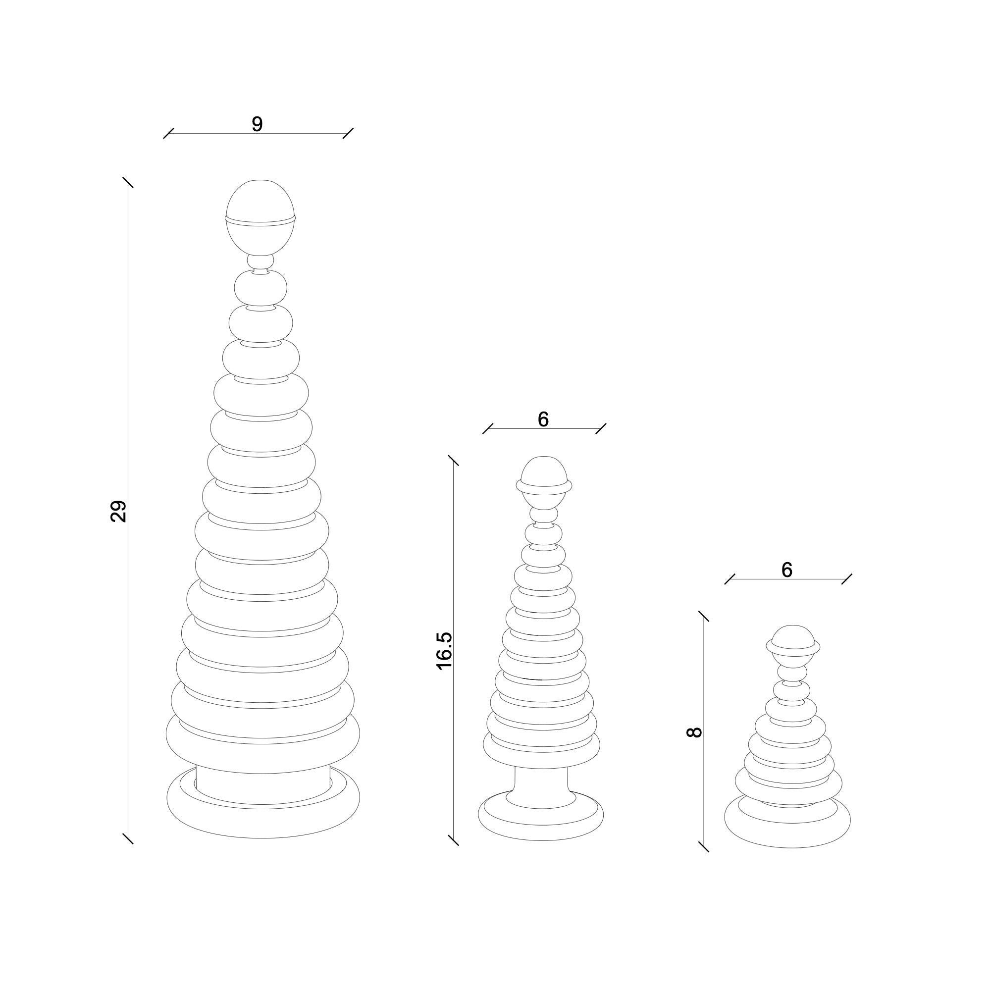 Ahşap Yılbaşı Ağacı Seti Cedar - Sedir