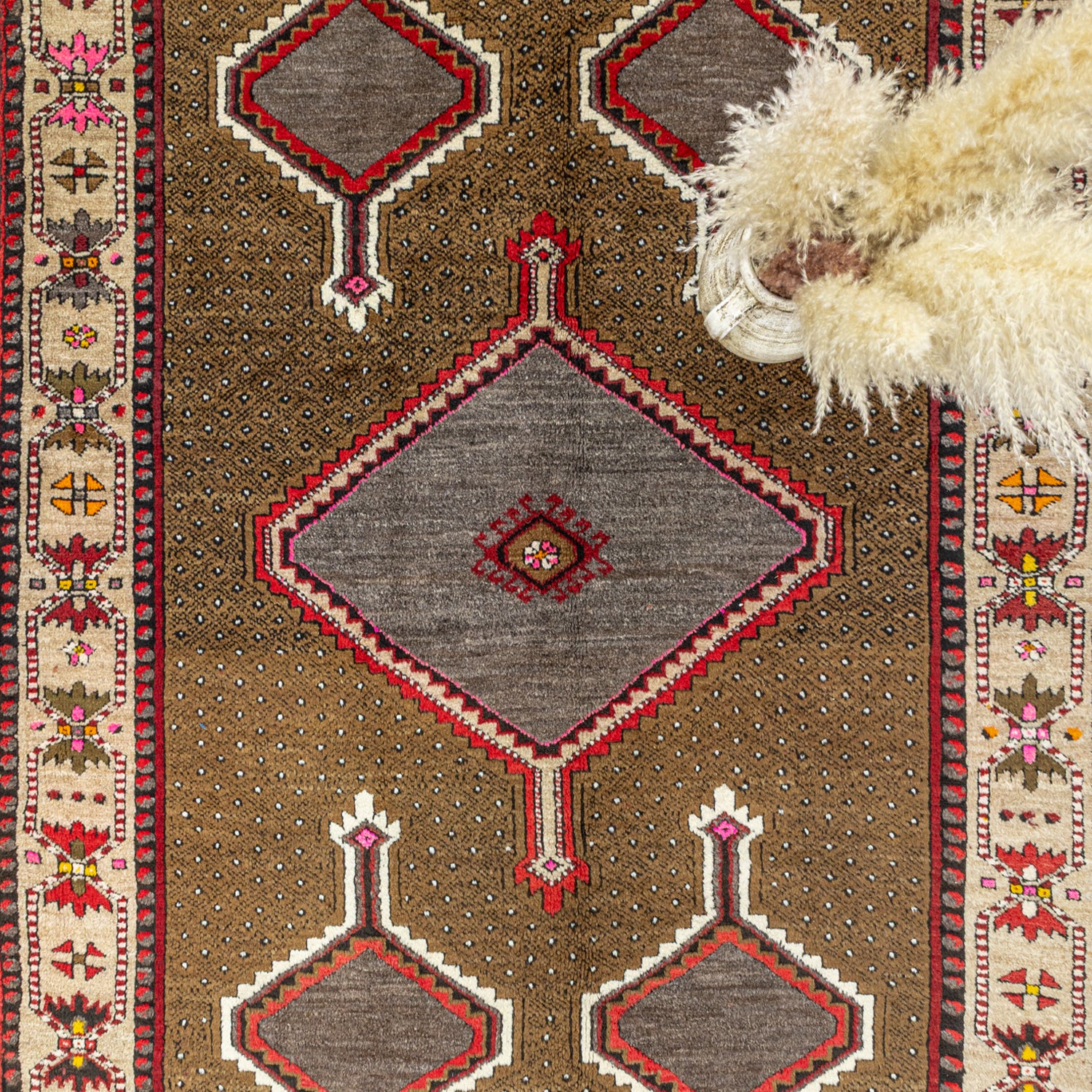 Cenker El Dokuma Kars Halısı 186x510 cm