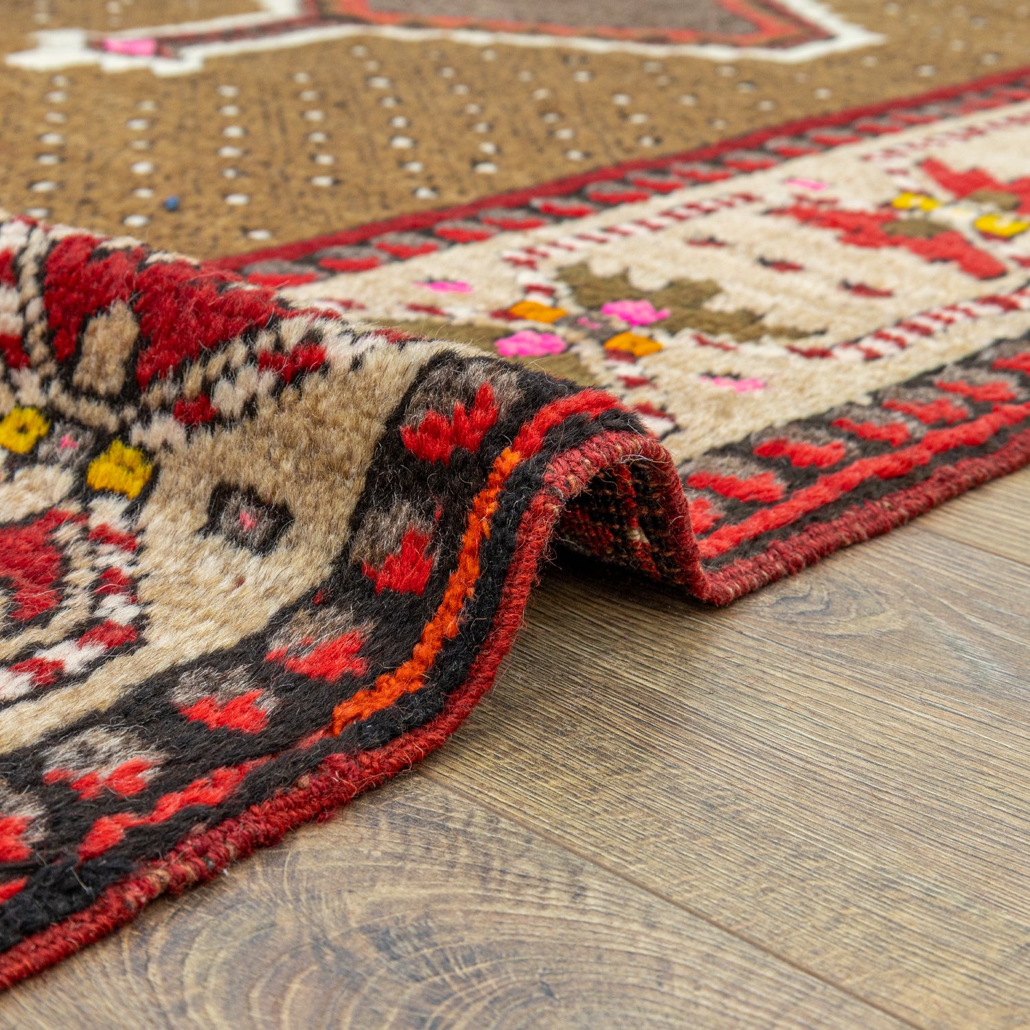 Cenker El Dokuma Kars Halısı 186x510 cm