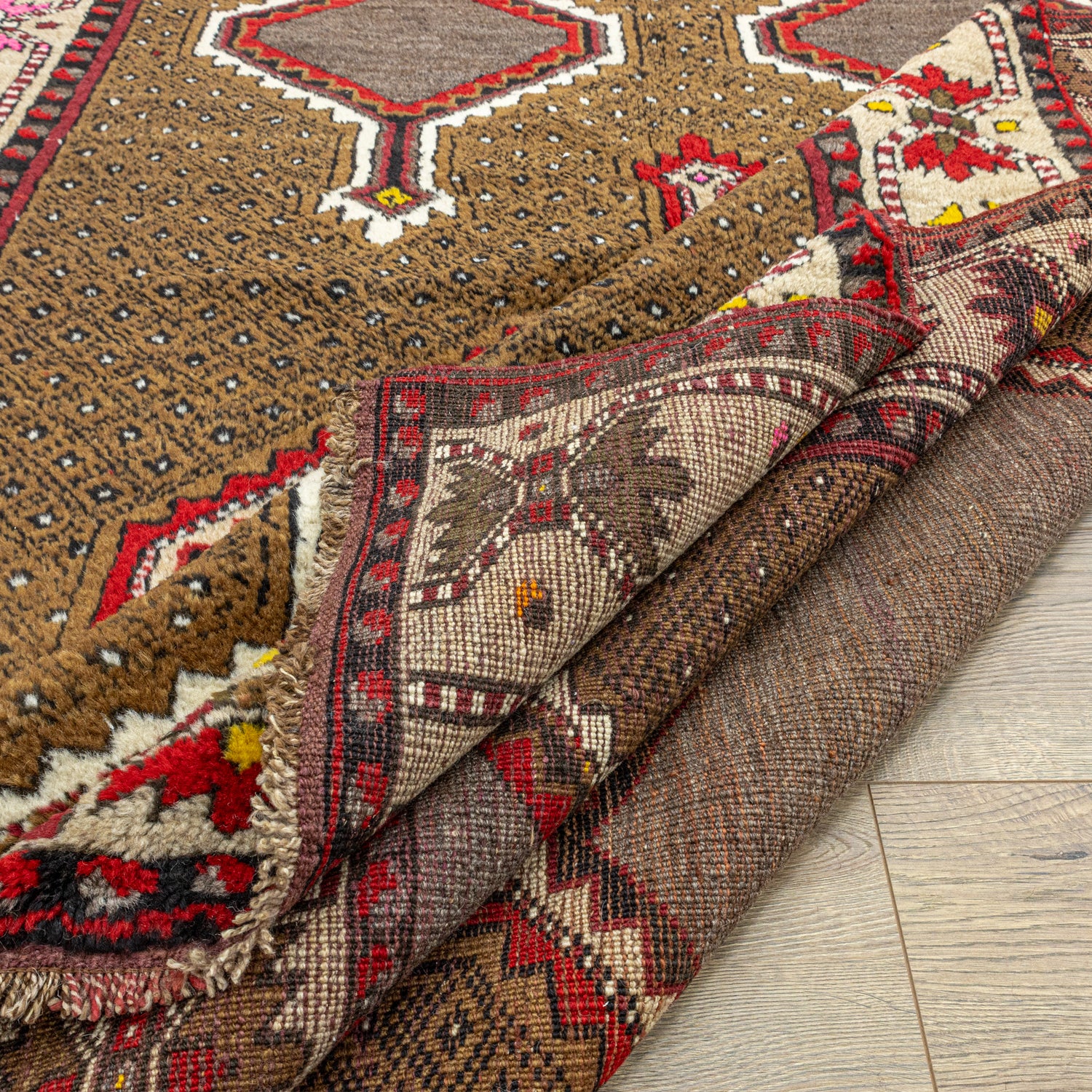 Cenker El Dokuma Kars Halısı 186x510 cm